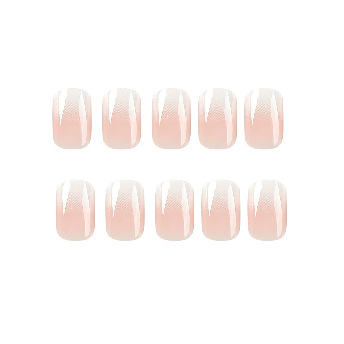 Press-On Nail Extensions Lightweight Acrylic Gentle Gradient