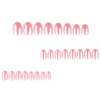 Press-On Nail Extensions Metallic Finish Black Easy To Apply