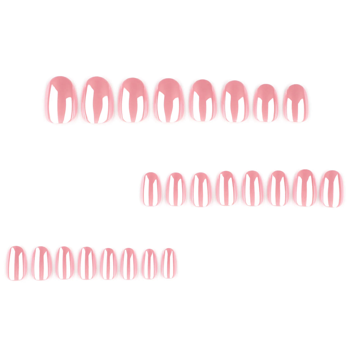 Press-On Nail Extensions Metallic Finish Black Easy To Apply