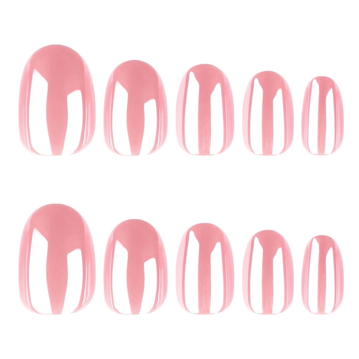 Press-On Nail Extensions Metallic Finish Black Easy To Apply