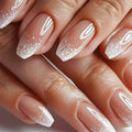 Press-On Nail Extensions Ombre & Glitter Easy Application