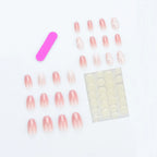 Press-On Nail Extensions Ombre & Glitter Easy Application