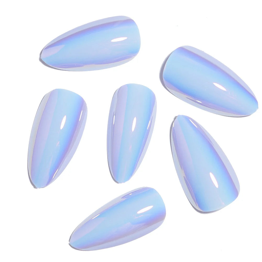 Press-On Nail Extensions Peel-and-Stick Flexible Fit Set of 24