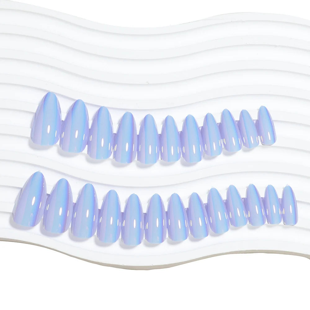 Press-On Nail Extensions Peel-and-Stick Flexible Fit Set of 24