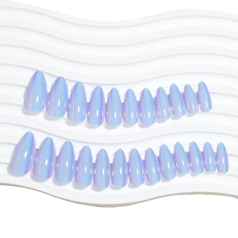 Press-On Nail Extensions Peel-and-Stick Flexible Fit Set of 24