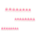 Press-On Nail Extensions Rose Design Easy Application
