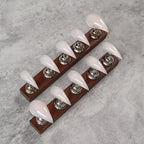 Press-On Nail Extensions Short Claw Reusable No Glue