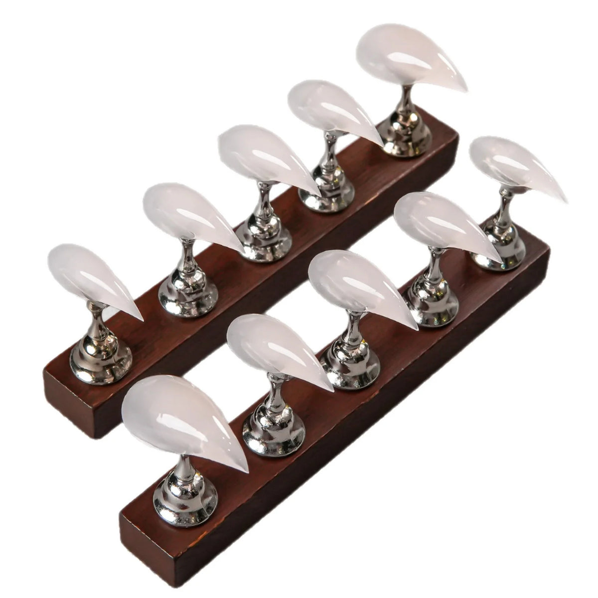 Press-On Nail Extensions Short Claw Reusable No Glue