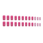 Press-On Nail Extensions Square Shape Easy-Apply Adhesive