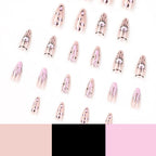 Press-On Nail Extensions Unique Artistic Designs DIY Application