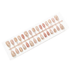 Press-On Nail Kit 24 Nails Jelly Glue & File