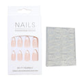 Press-On Nail Kit 24-Piece Salon-Quality Adhesive Tabs