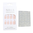 Press-On Nail Kit 24-Piece Salon-Quality Adhesive Tabs