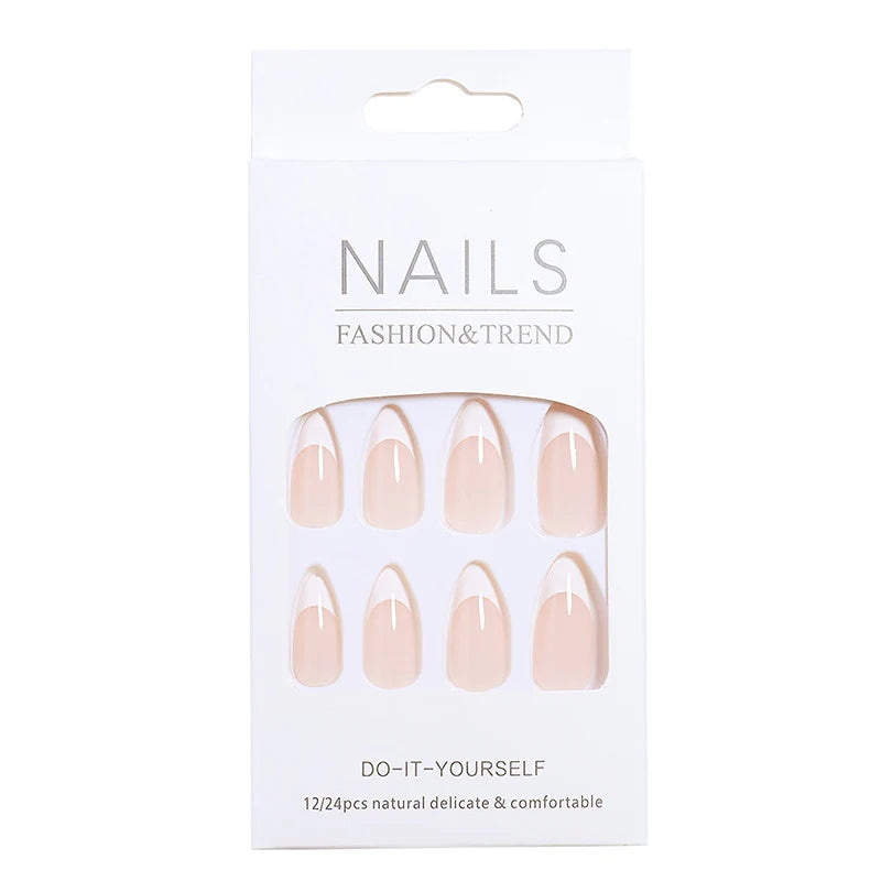 Press-On Nail Kit 24-Piece Salon-Quality Adhesive Tabs