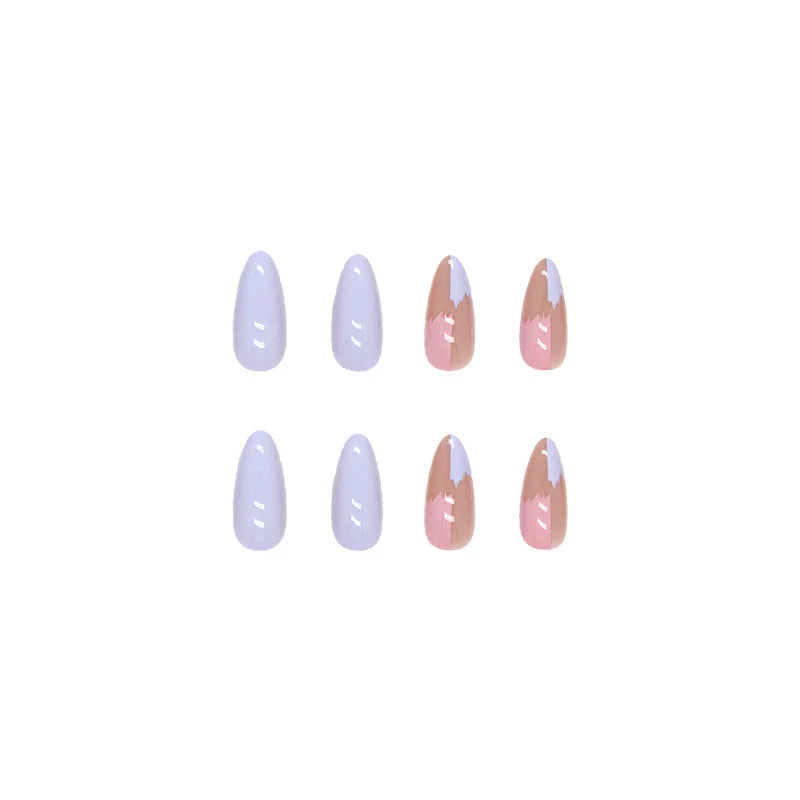 Press-On Nail Kit 24 Pieces Reusable Adhesive Tabs