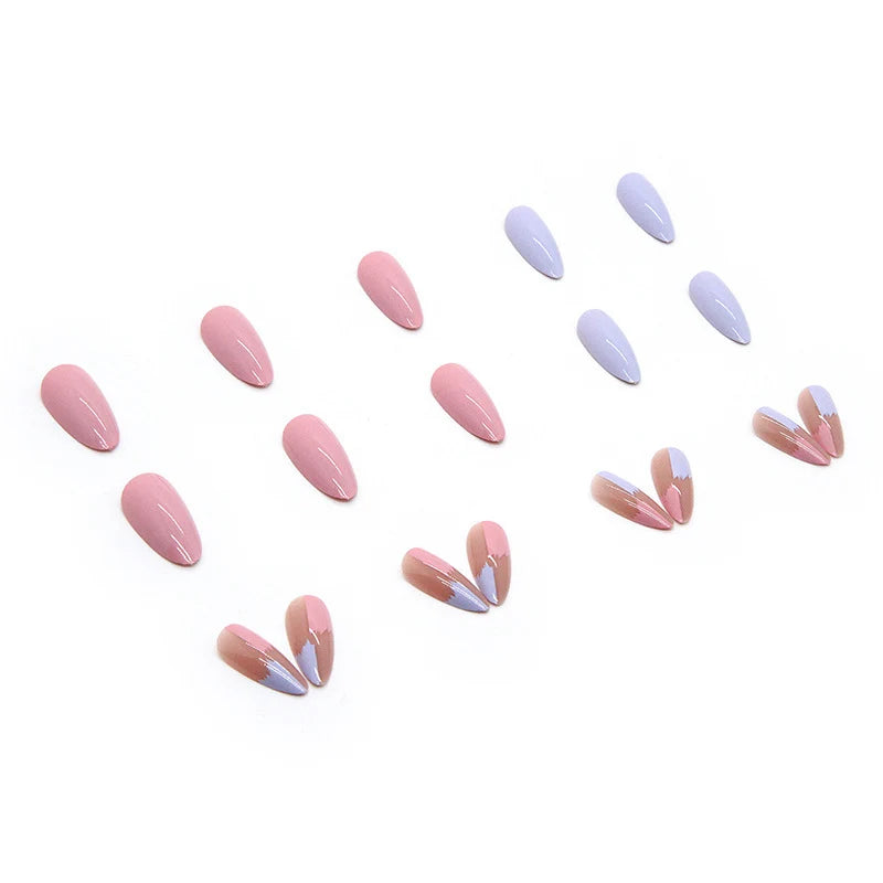 Press-On Nail Kit 24 Pieces Reusable Adhesive Tabs