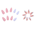 Press-On Nail Kit 24 Pieces Reusable Adhesive Tabs