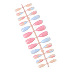 Press-On Nail Kit 24 Pieces Reusable Adhesive Tabs