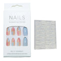 Press-On Nail Kit 24 Pieces Reusable Adhesive Tabs
