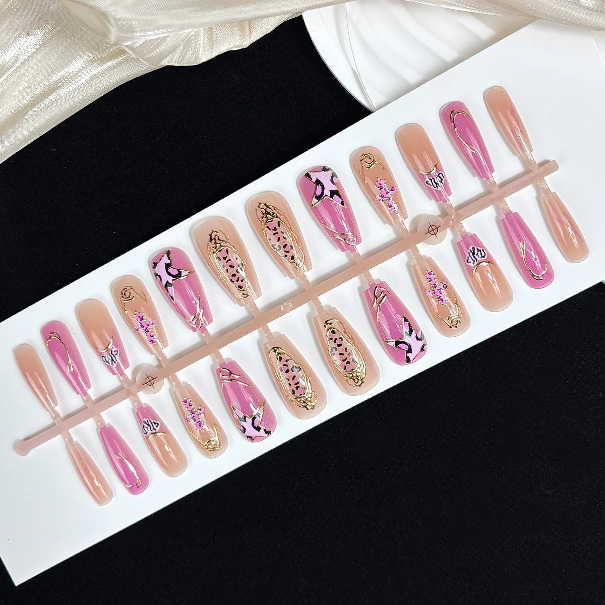 Press-On Nail Kit 30-Piece Salon-Quality Multiple Sizes & Tools