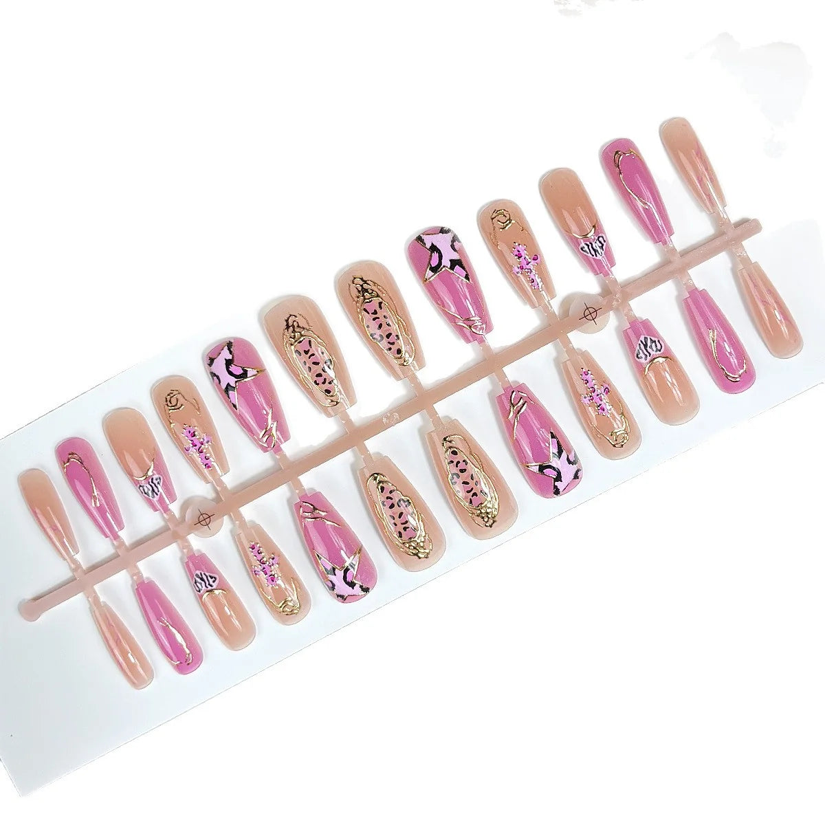 Press-On Nail Kit 30-Piece Salon-Quality Multiple Sizes & Tools