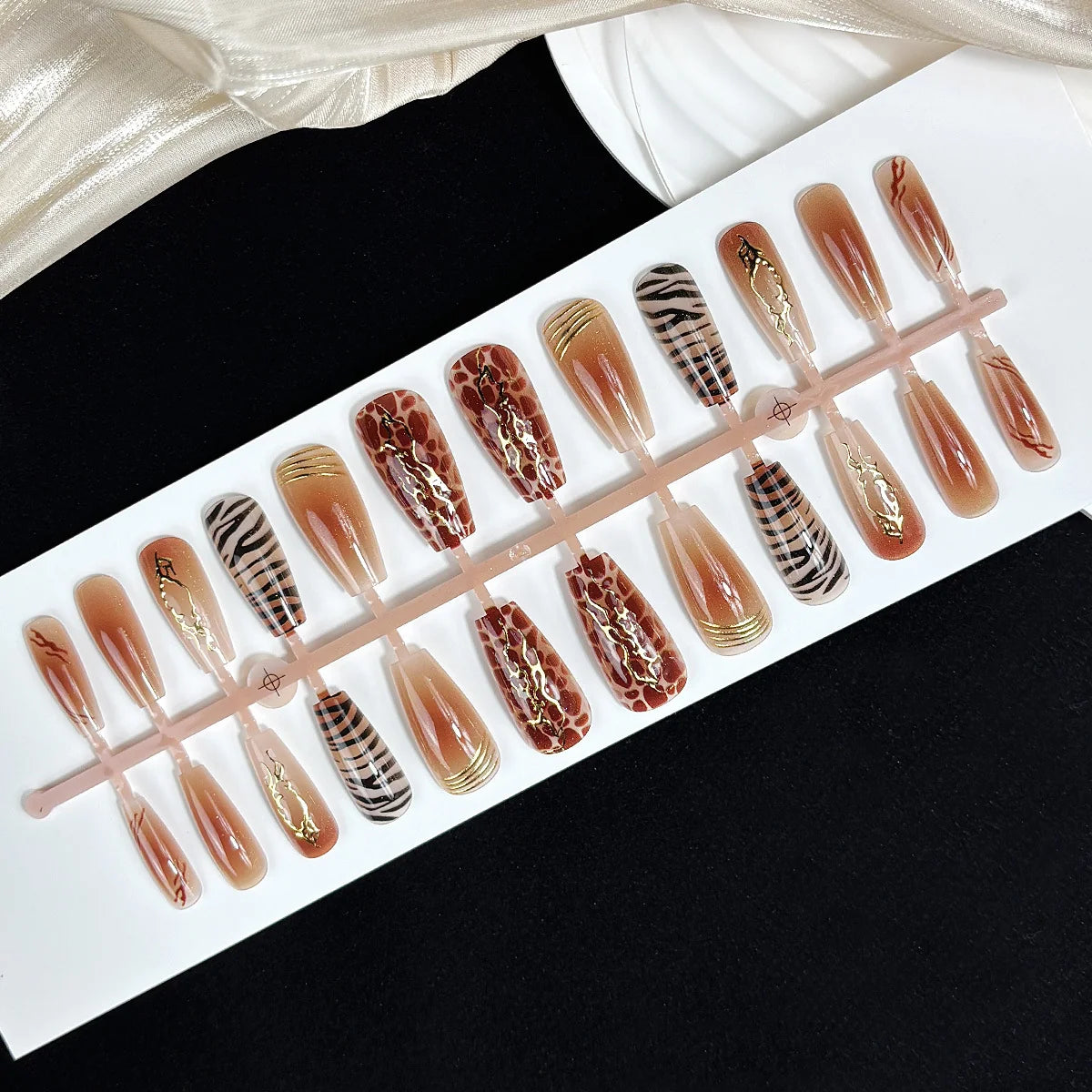 Press-On Nail Kit 30-Piece With File & Adhesive