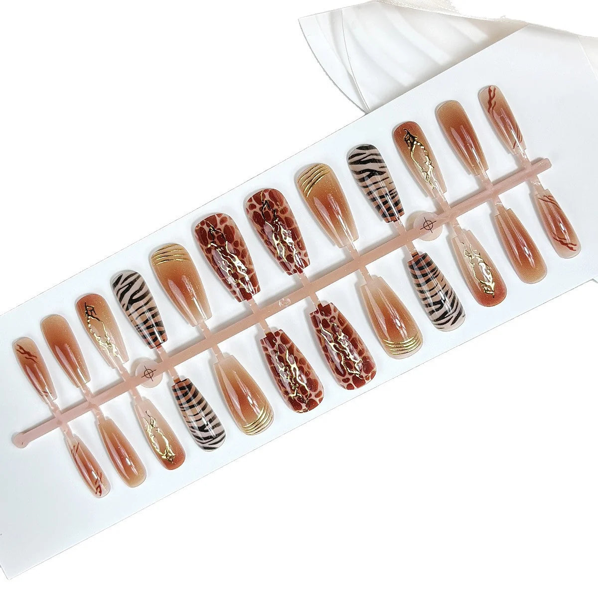 Press-On Nail Kit 30-Piece With File & Adhesive