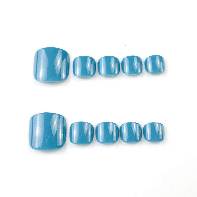 Press-On Nail Kit Acrylic Glossy Multiple Sizes & Reusable