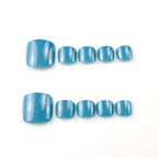 Press-On Nail Kit Acrylic Glossy Multiple Sizes & Reusable