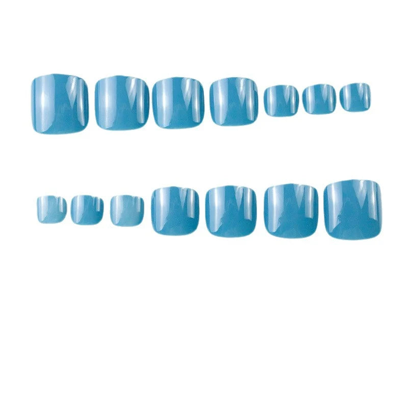 Press-On Nail Kit Acrylic Glossy Multiple Sizes & Reusable