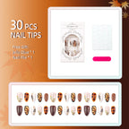Press-On Nail Kit Artistic Designs & Comfortable Fit