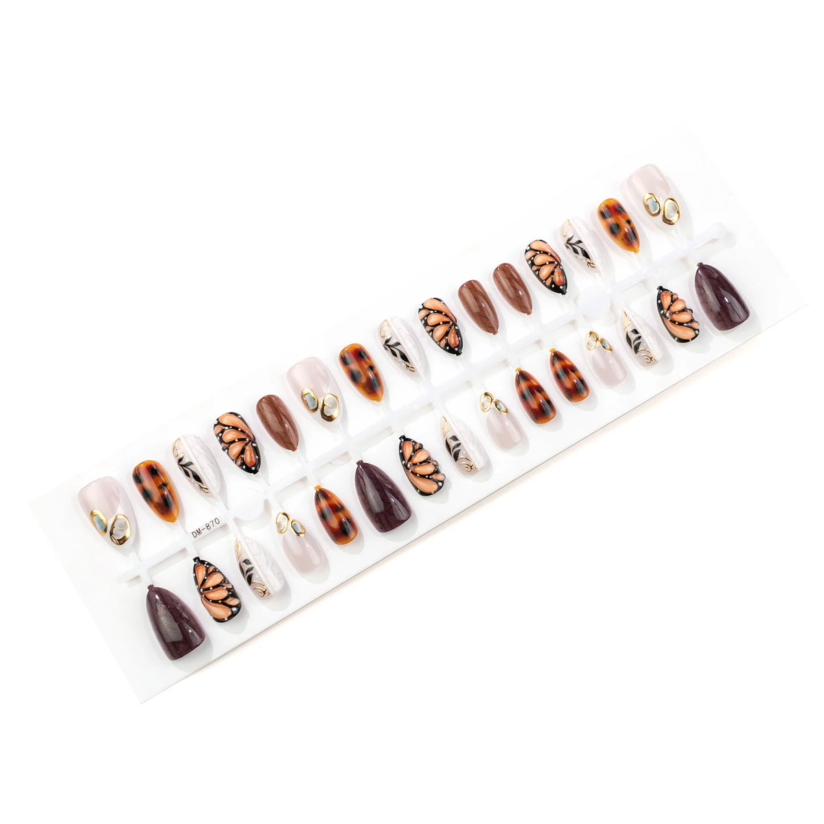 Press-On Nail Kit Artistic Designs & Comfortable Fit