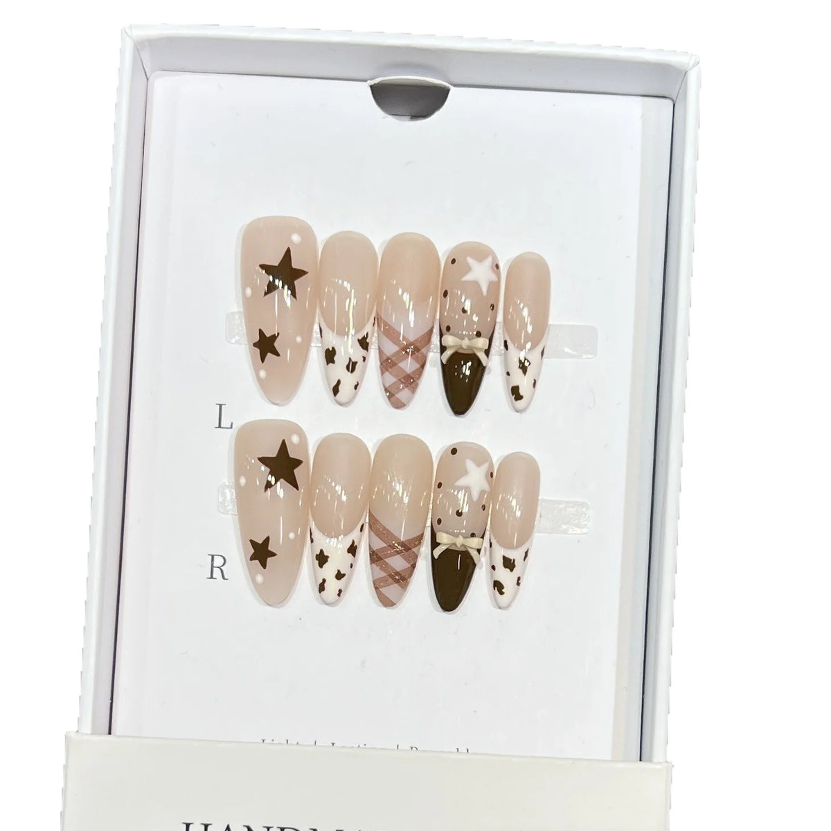 Press-On Nail Kit Artistic Designs No Glue & Long-Lasting
