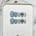 Press-On Nail Kit Artistic Designs Non-Damaging Adhesive