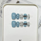 Press-On Nail Kit Artistic Designs Non-Damaging Adhesive