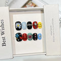 Press-On Nail Kit Assorted Designs Easy Apply & Long-Lasting