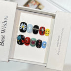 Press-On Nail Kit Assorted Designs Easy Apply & Long-Lasting