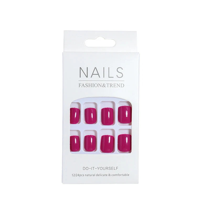 Press-On Nail Kit Customizable Length & Shape 24 Pieces