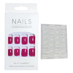 Press-On Nail Kit Customizable Length & Shape 24 Pieces