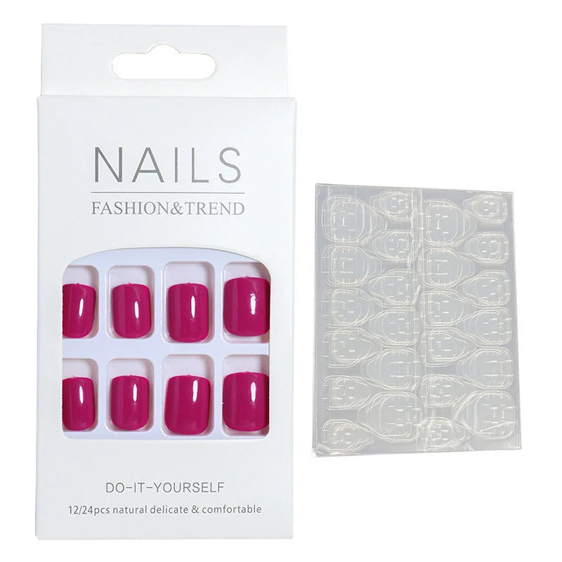Press-On Nail Kit Customizable Length & Shape 24 Pieces
