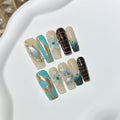 Press-On Nail Kit Floral & Abstract Peel-And-Stick