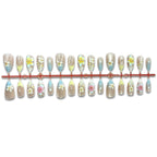 Press-On Nail Kit Floral Art & Easy Application