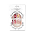 Press-On Nail Kit Floral Design Easy Application