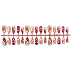 Press-On Nail Kit Floral Design Easy Application