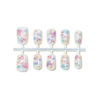 Press-On Nail Kit Floral Design Multiple Sizes Salon-Quality