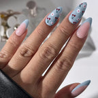 Press-On Nail Kit Floral Design Quick & Durable