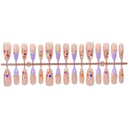 Press-On Nail Kit Floral Embellishments Quick-Apply Multiple Sizes