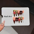 Press-On Nail Kit Floral & Patterned Glue-Free Comfortable Fit