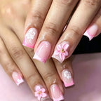 Press-On Nail Kit Floral Peel & Press