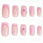 Press-On Nail Kit Floral Peel & Press